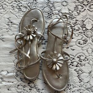 Cole Haan Women's Metallic Sandals 8 1/2